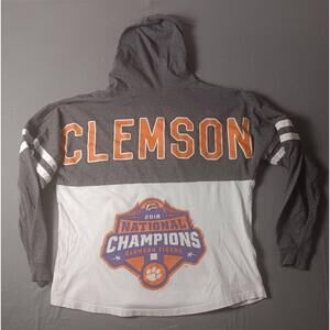 Clemson 2018 Championship Throwback hoodie. Size large unisex. Vintage